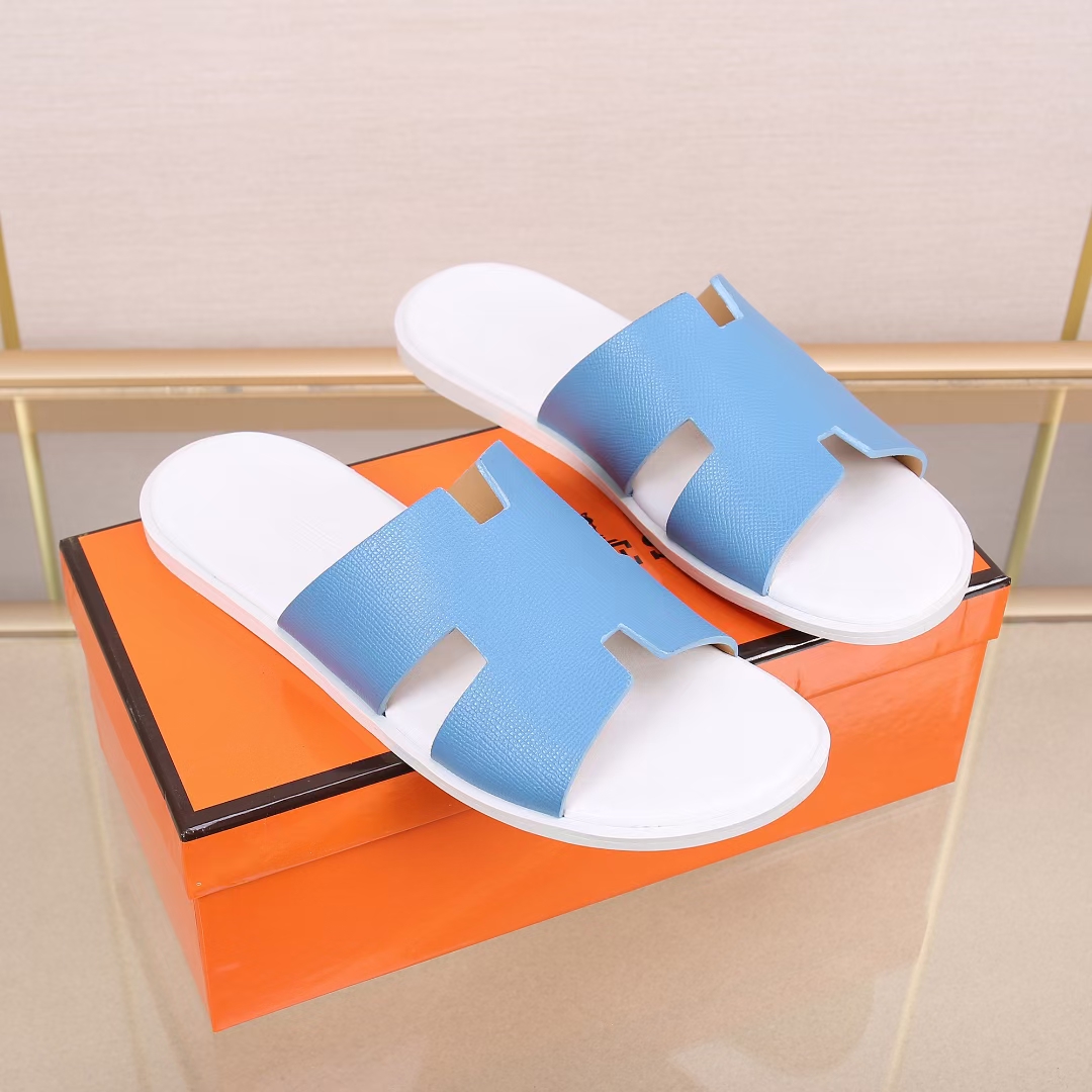 Hermes Slipper Lzmir in White