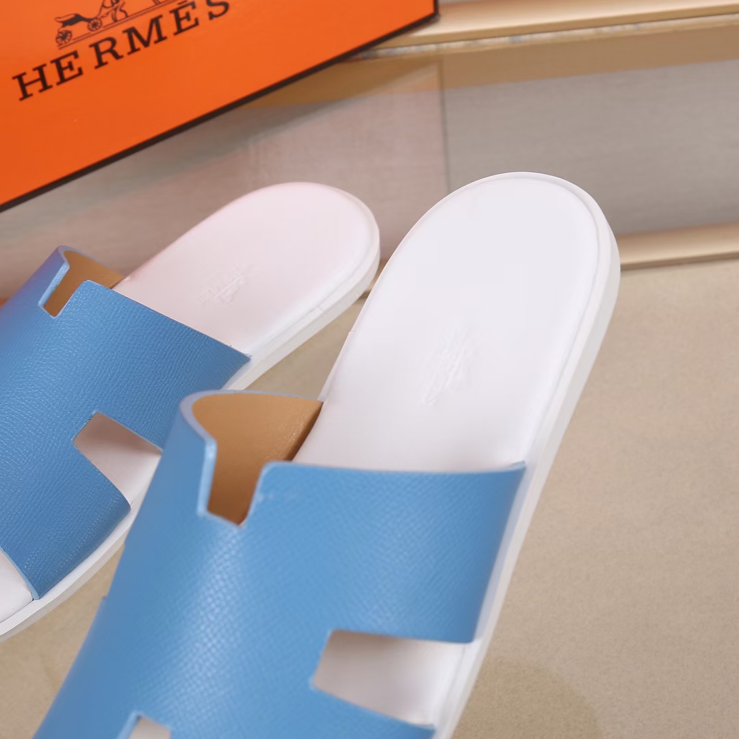 Hermes Slipper Lzmir in White