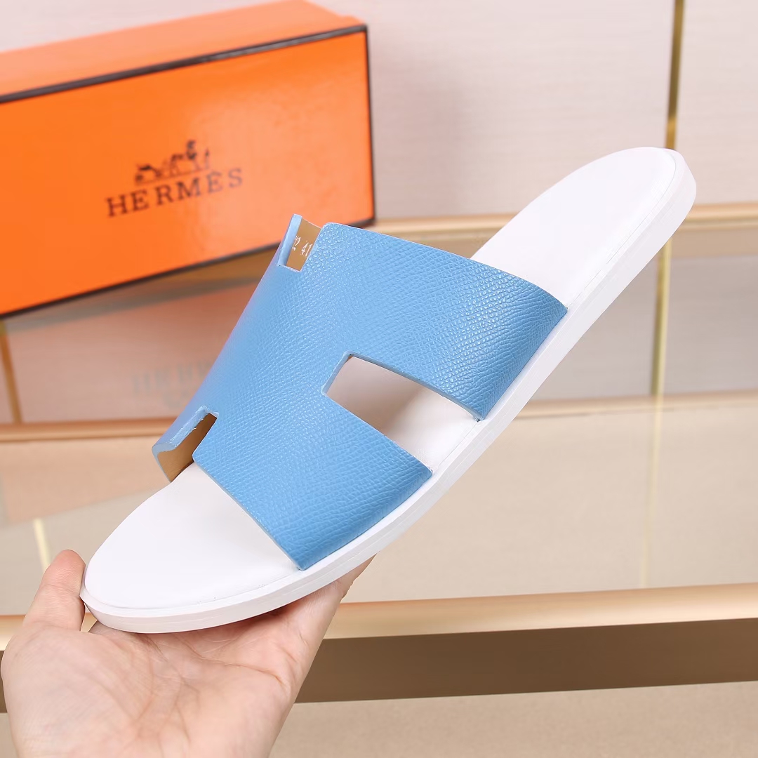 Hermes Slipper Lzmir in White