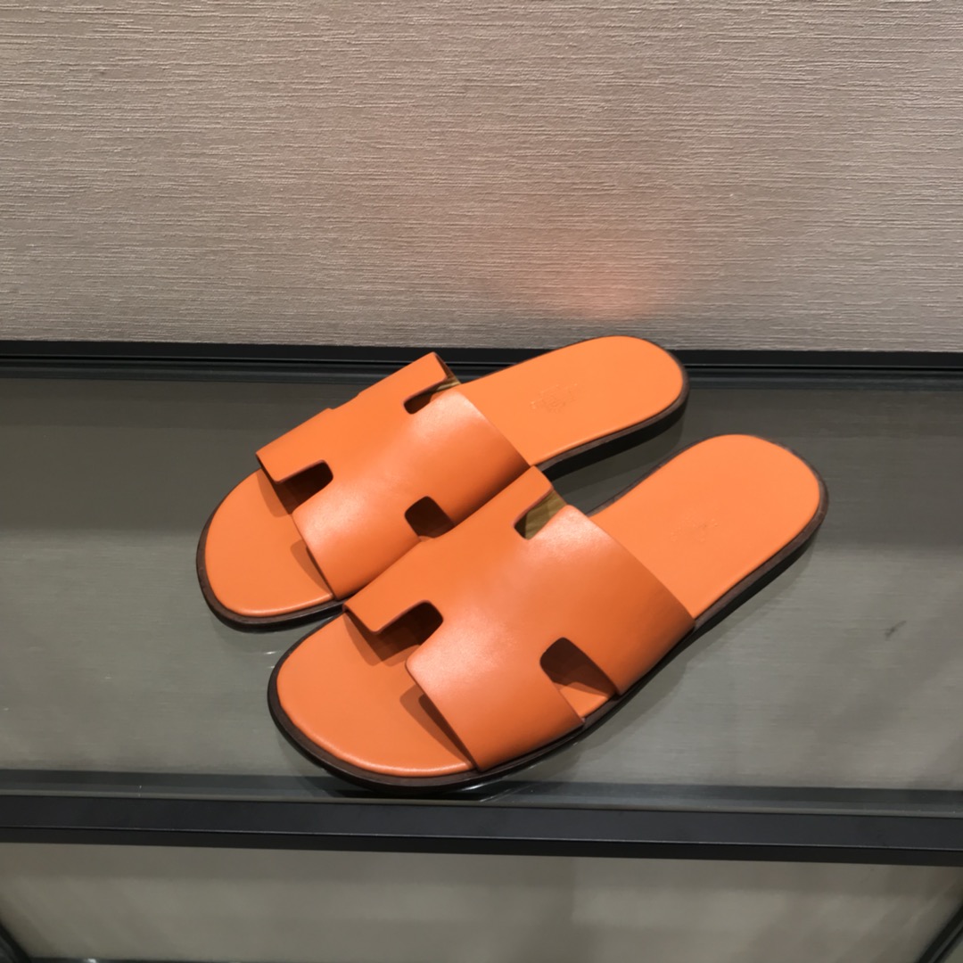 Hermes Slipper Lzmir in Orange