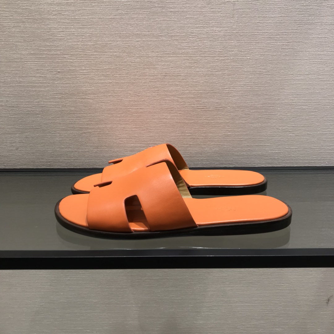 Hermes Slipper Lzmir in Orange