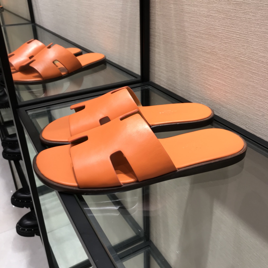 Hermes Slipper Lzmir in Orange