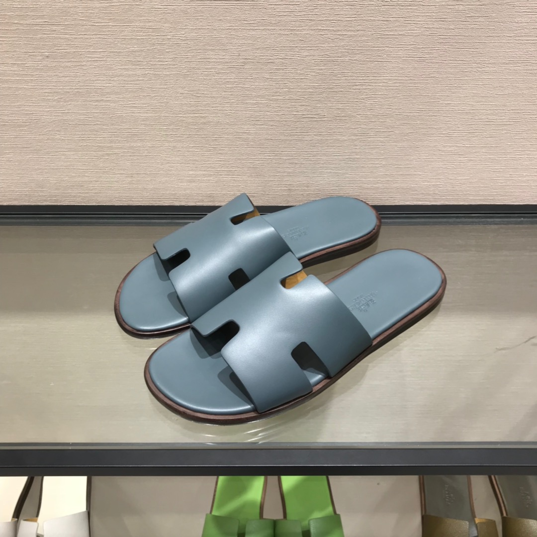 Hermes Slipper Lzmir in Gray