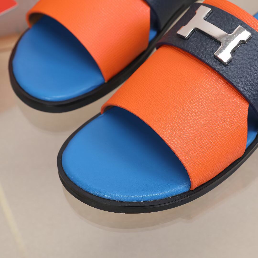 Hermes Slipper Lzmir in Blue