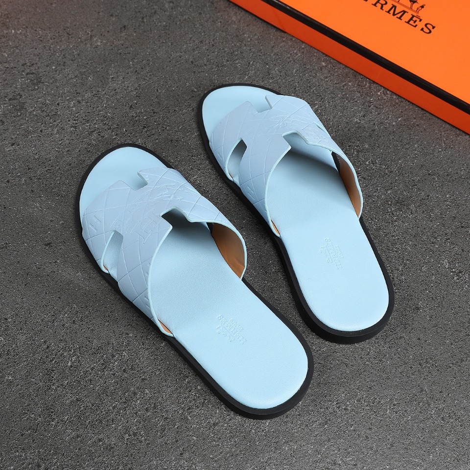 Hermes Slipper Lzmir in Blue