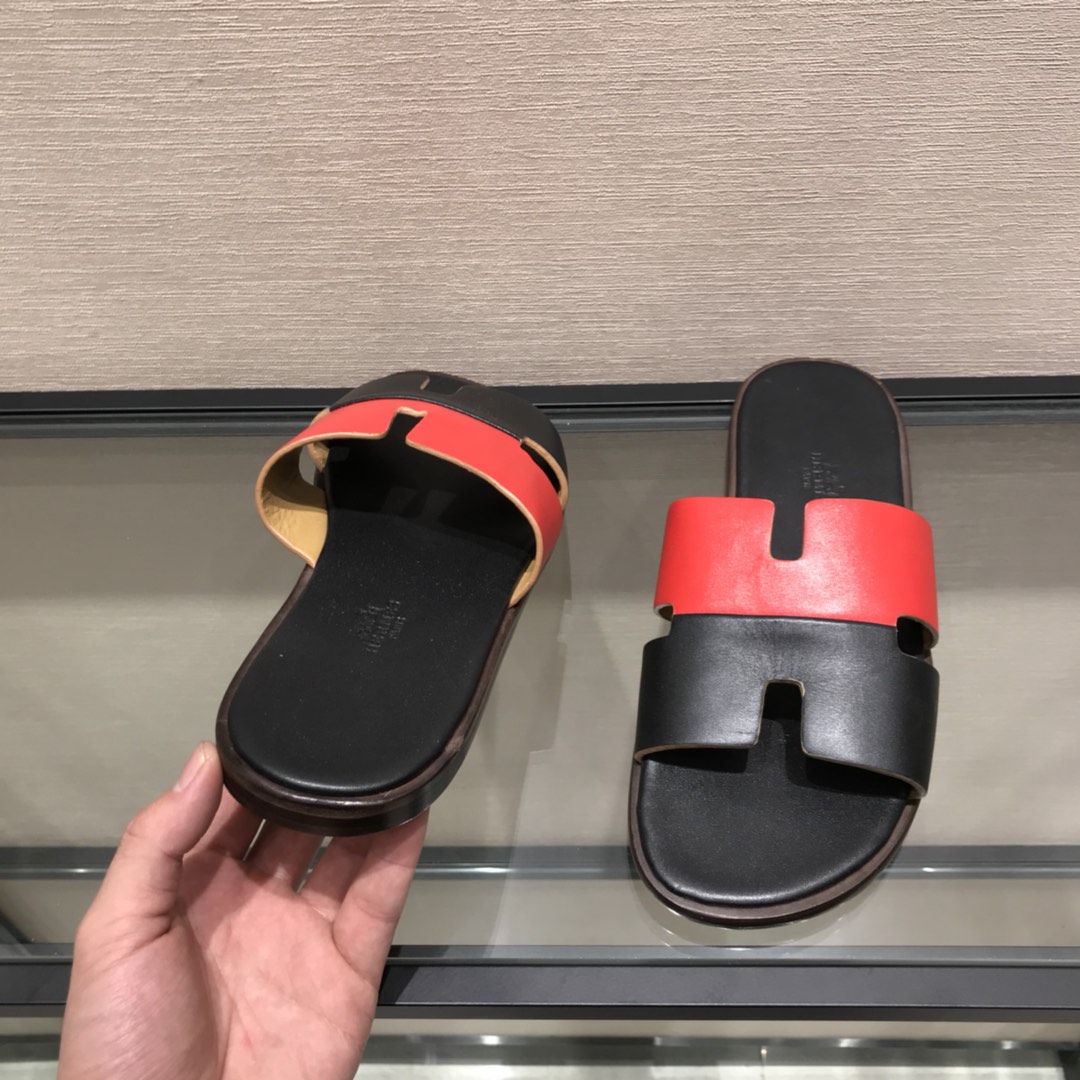 Hermes Slipper Lzmir in Black