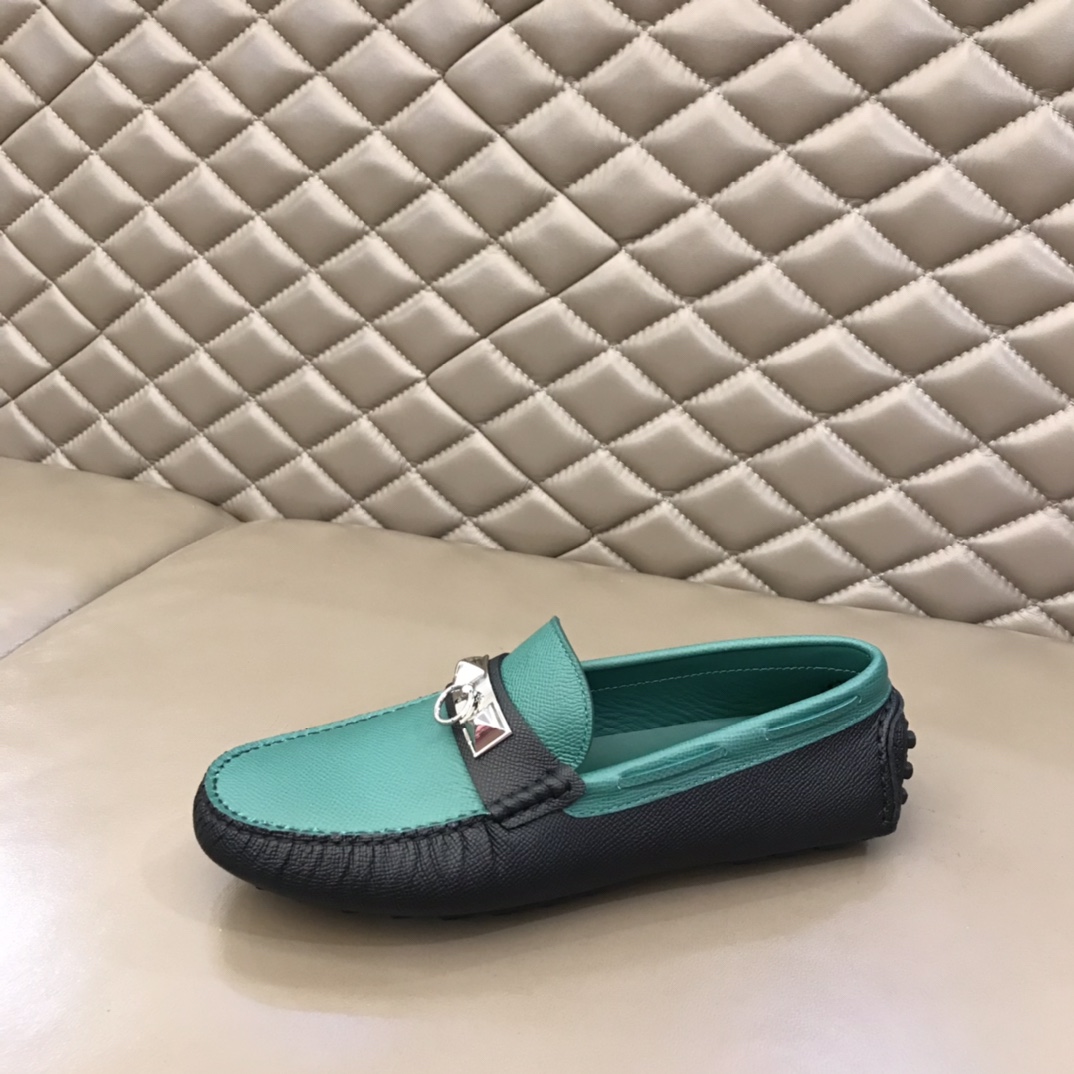 Hermes Loafer Paris in Green