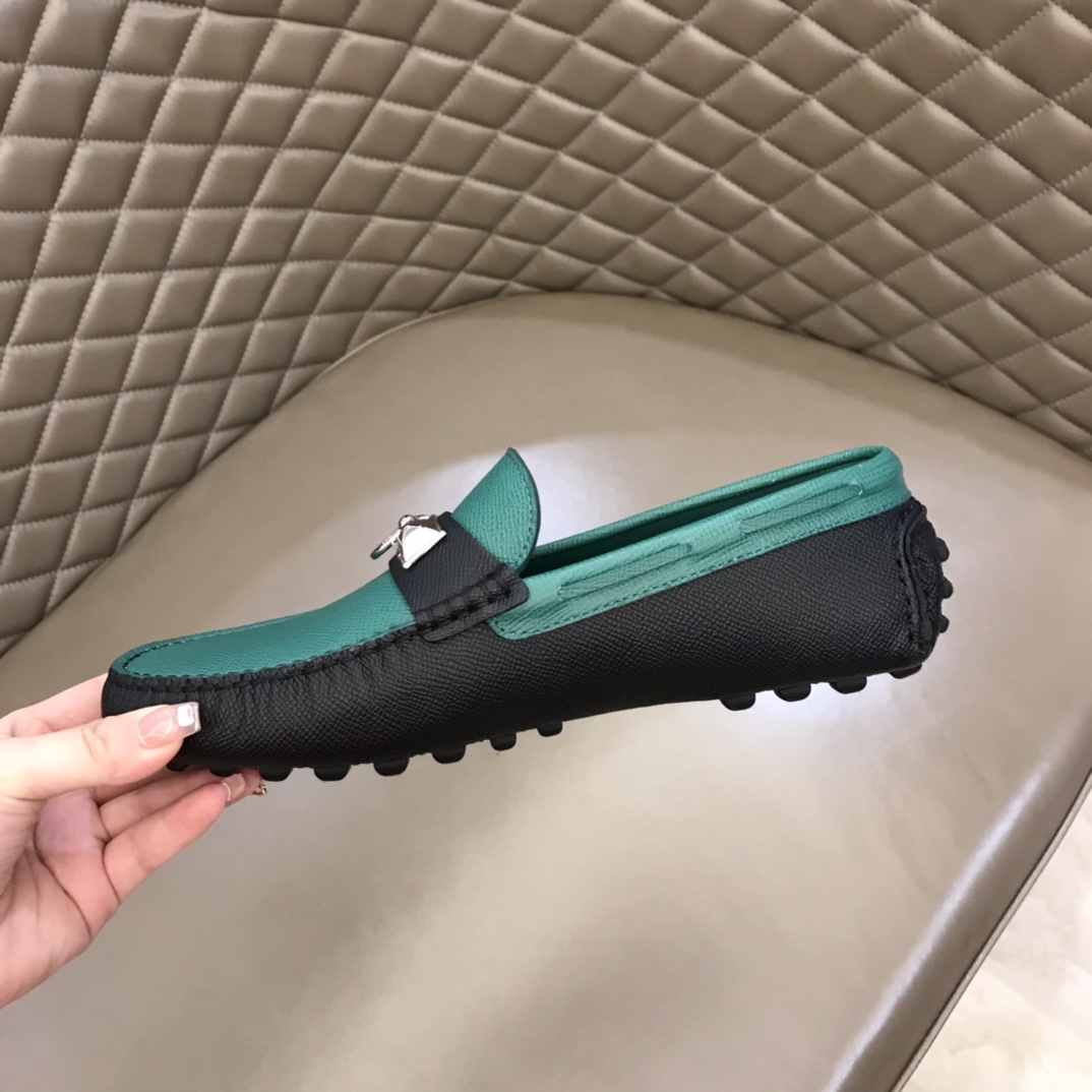 Hermes Loafer Paris in Green