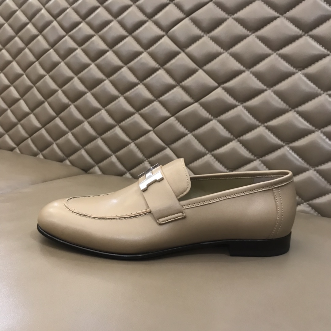 Hermes Loafer Paris in Cream