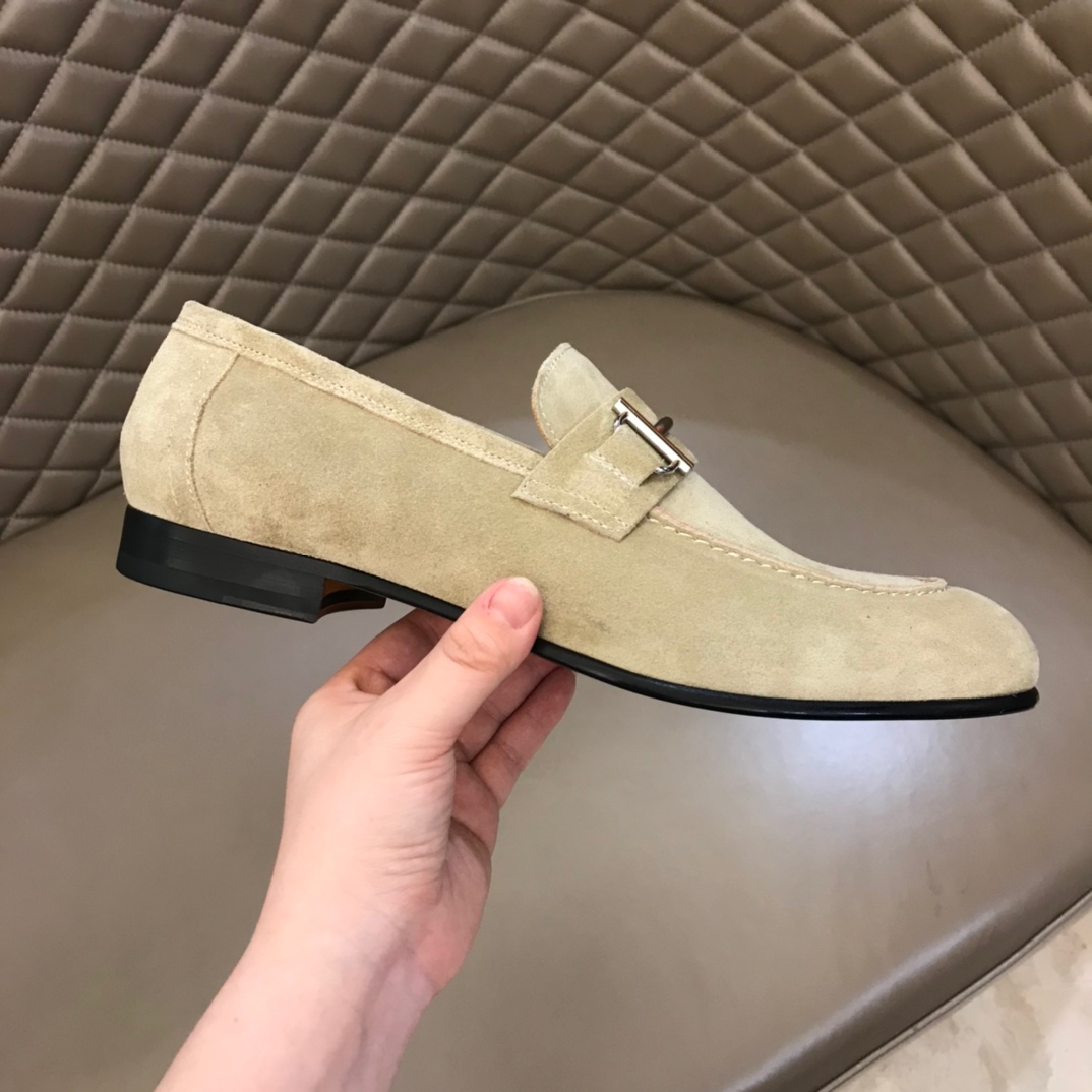 Hermes Loafer Paris in Cream