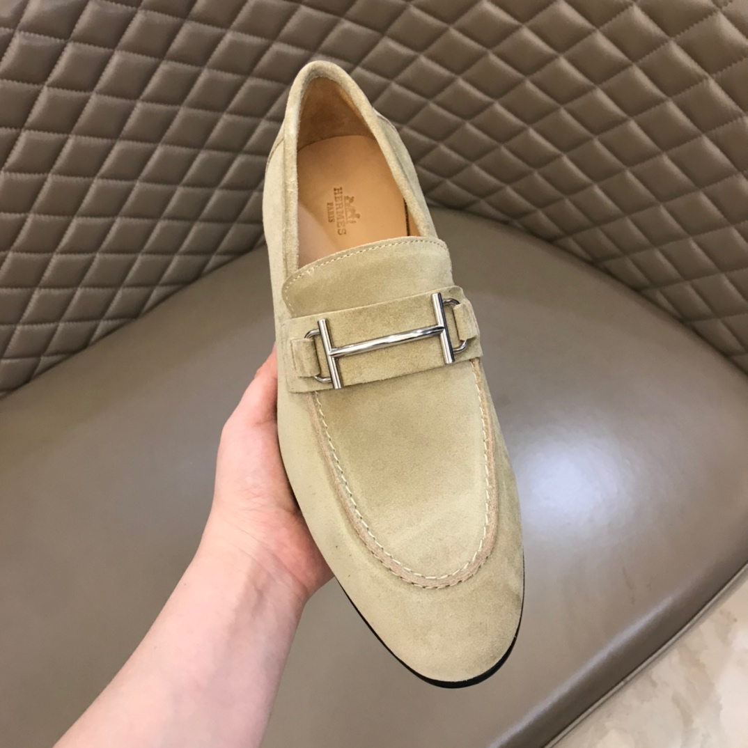 Hermes Loafer Paris in Cream