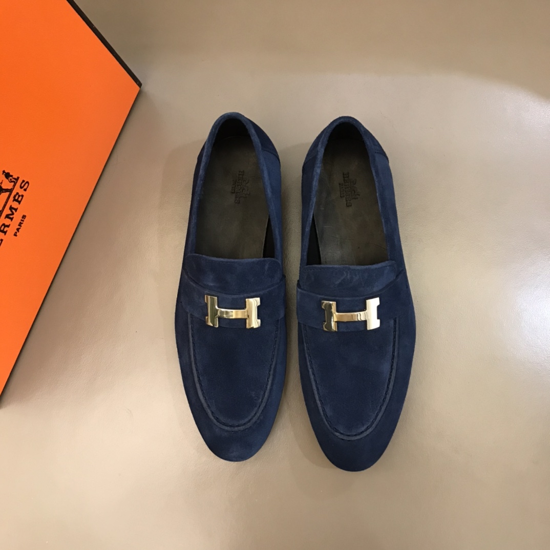 Hermes Loafer Paris in Blue