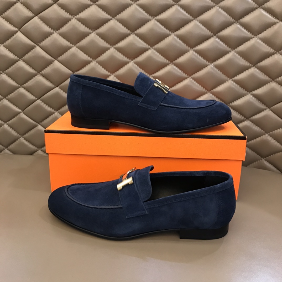 Hermes Loafer Paris in Blue