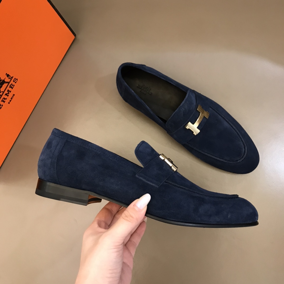 Hermes Loafer Paris in Blue