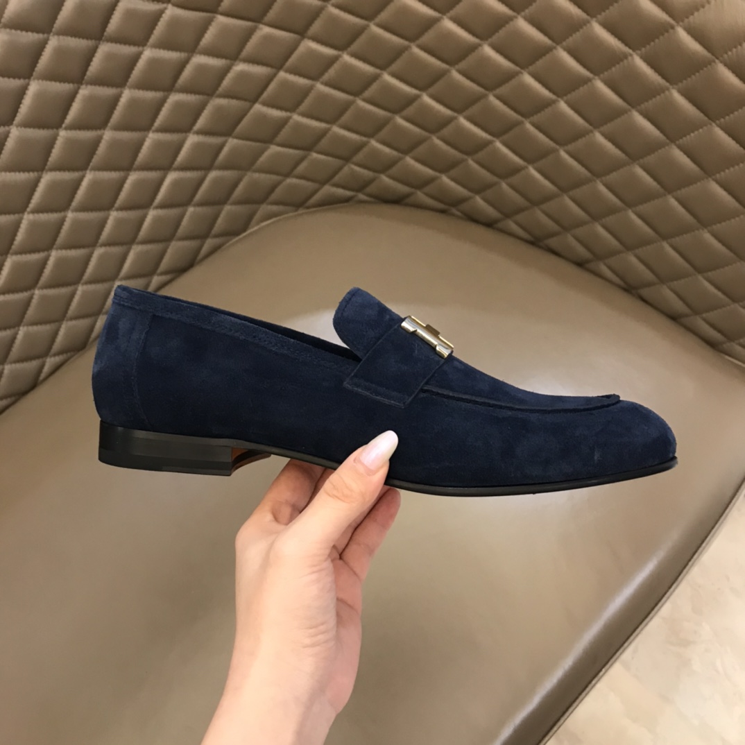 Hermes Loafer Paris in Blue