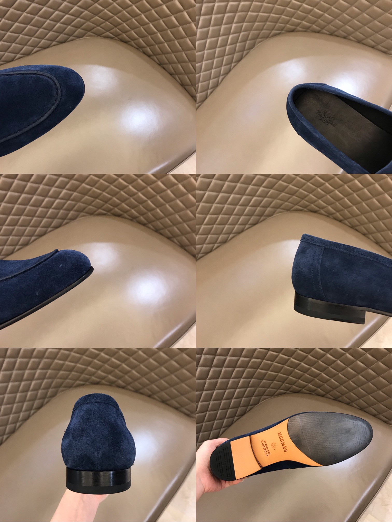 Hermes Loafer Paris in Blue