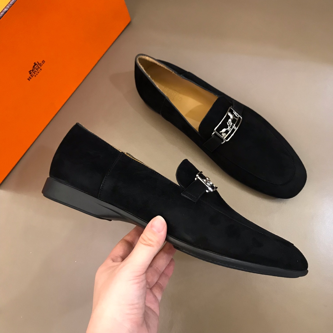 Hermes Loafer Paris in Black