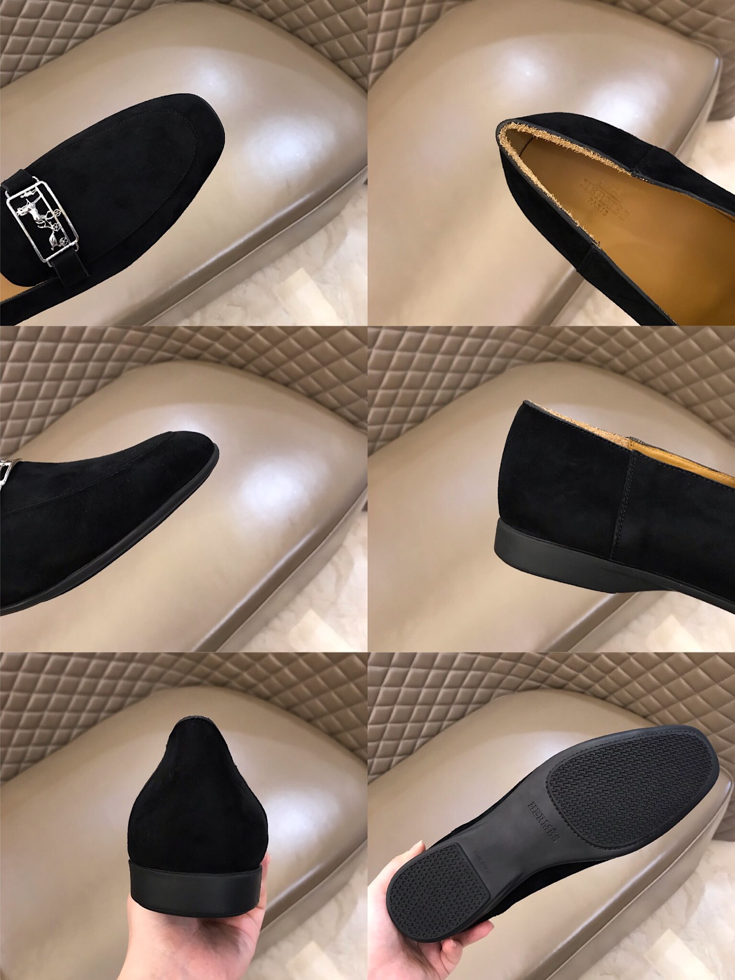 Hermes Loafer Paris in Black