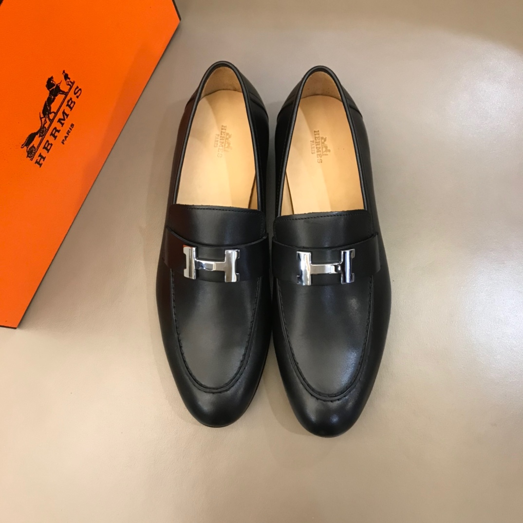 Hermes Loafer Paris in Black