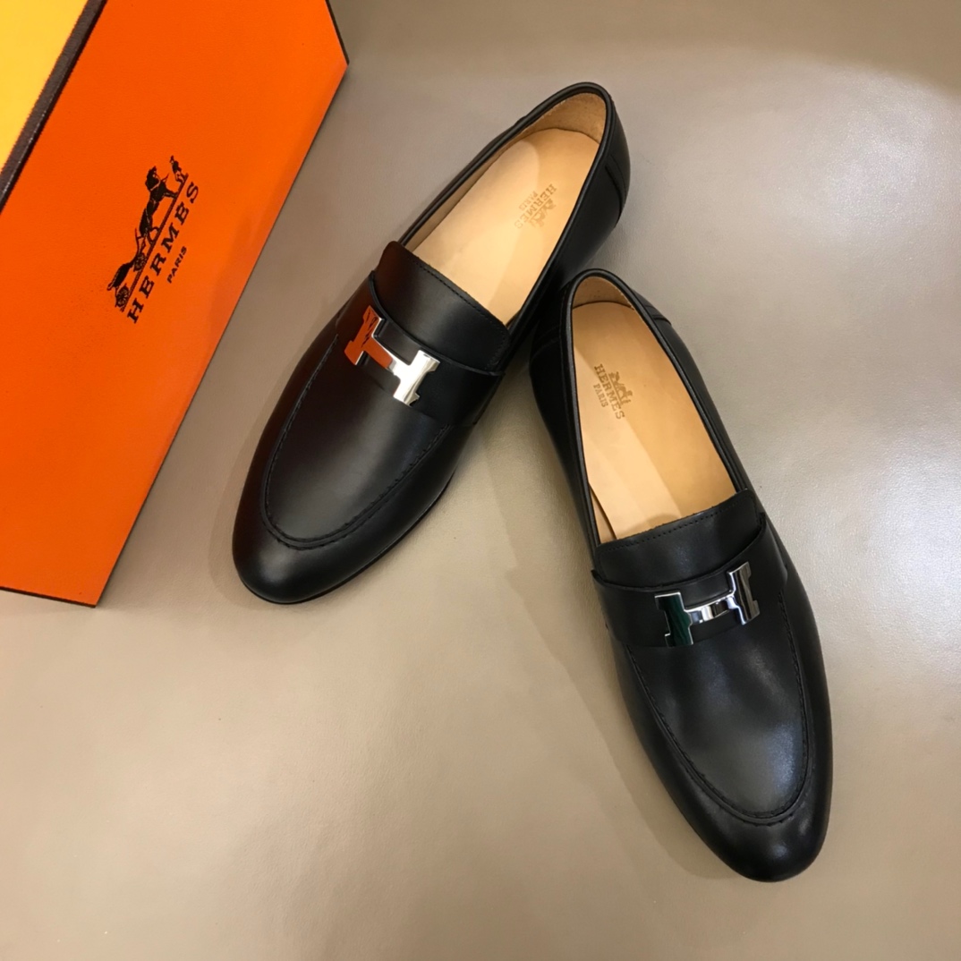 Hermes Loafer Paris in Black