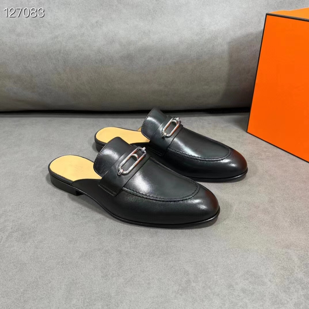 Hermes half slippers