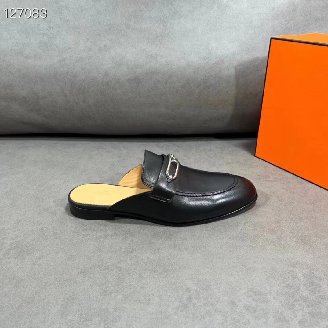 Hermes half slippers