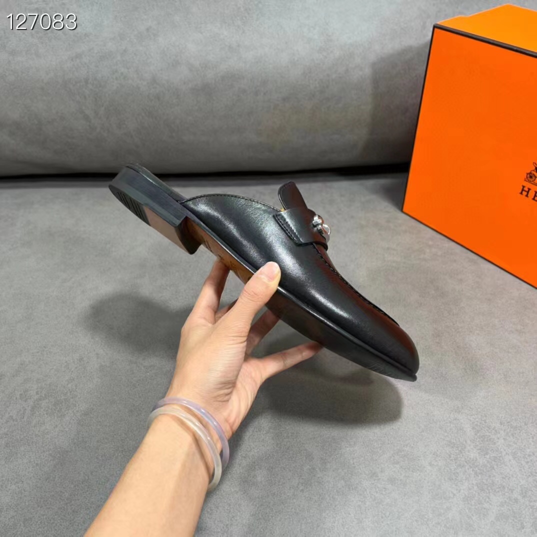 Hermes half slippers