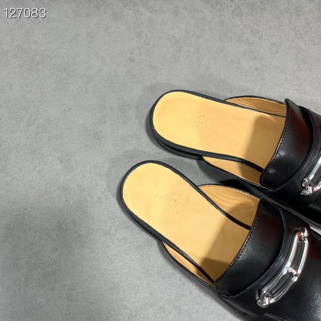 Hermes half slippers