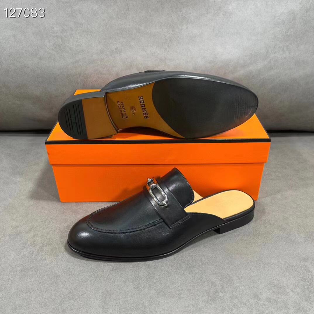 Hermes half slippers