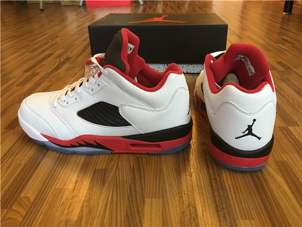 High Quality Air Jordan 5 Low Fire Red Mens Sneaker  701DC0845D27