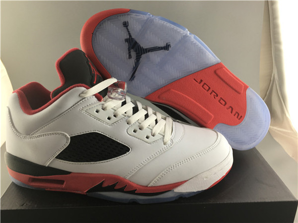 High Quality Air Jordan 5 Low Fire Red Mens Sneaker  701DC0845D27