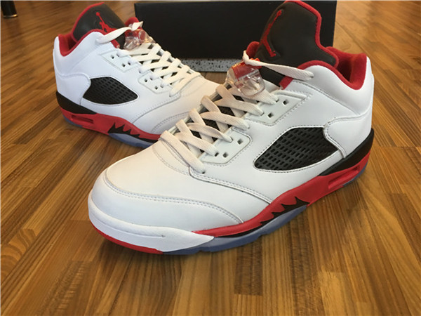 High Quality Air Jordan 5 Low Fire Red Mens Sneaker  701DC0845D27