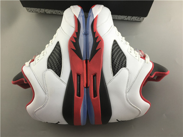 High Quality Air Jordan 5 Low Fire Red Mens Sneaker  701DC0845D27