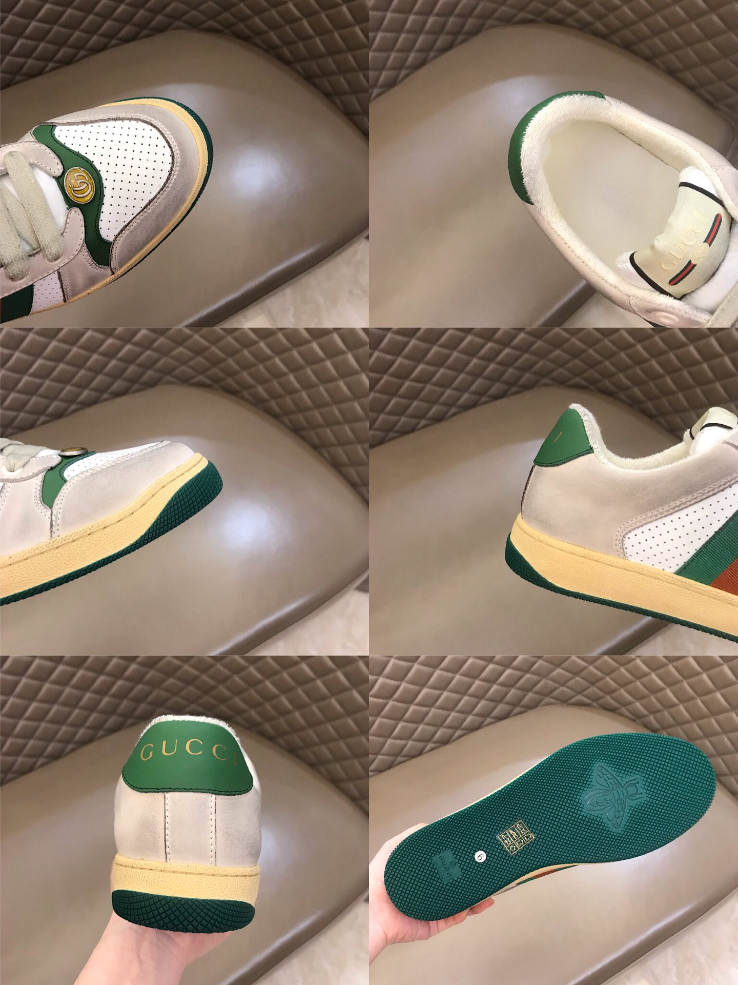 Gucci Sneaker Screener Low in White