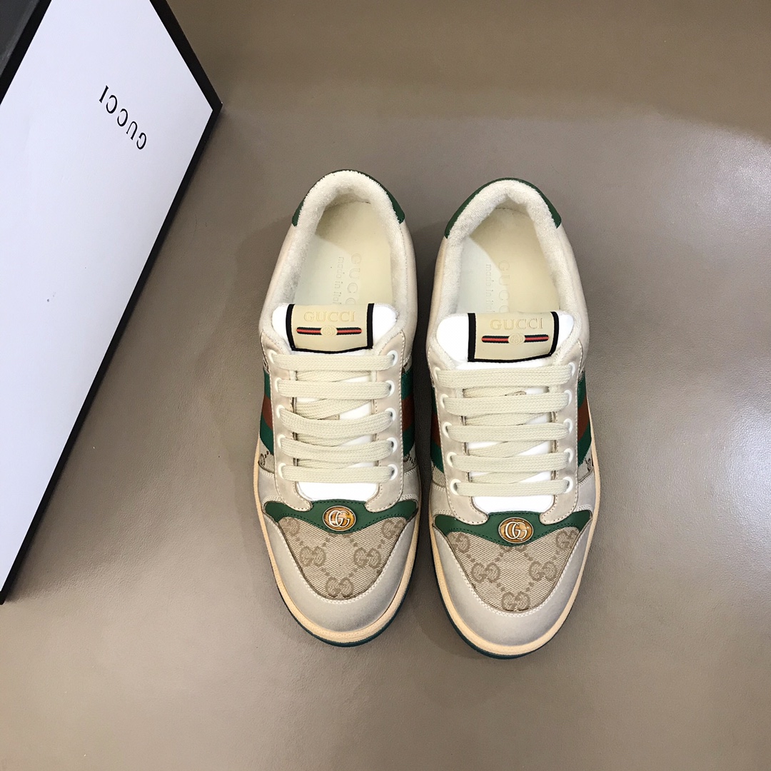 Gucci Sneaker Screener Low in Cream