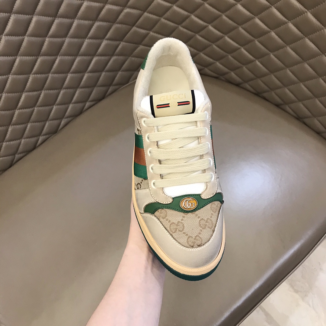 Gucci Sneaker Screener Low in Cream