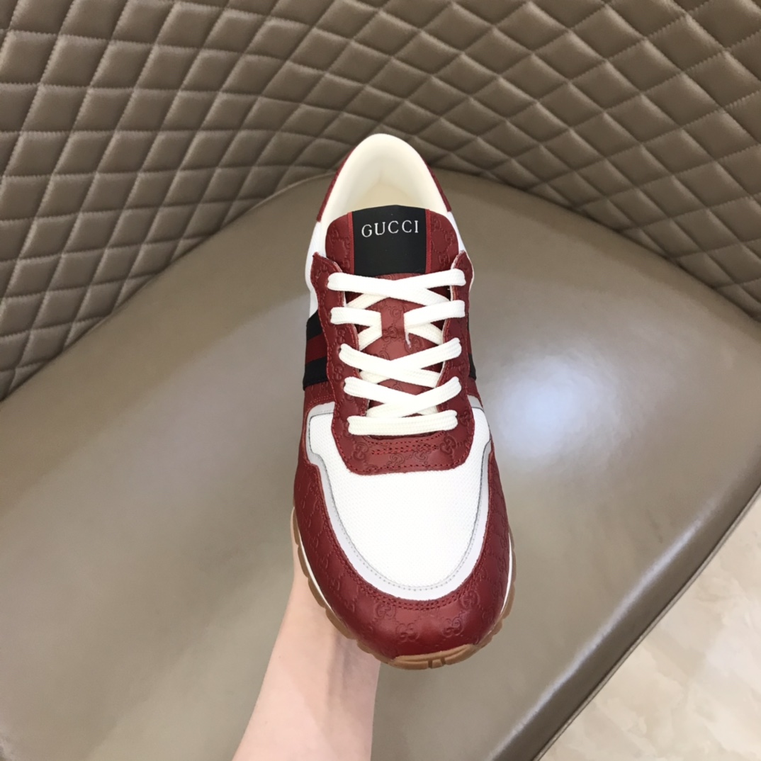 Gucci Sneaker Screener in Red