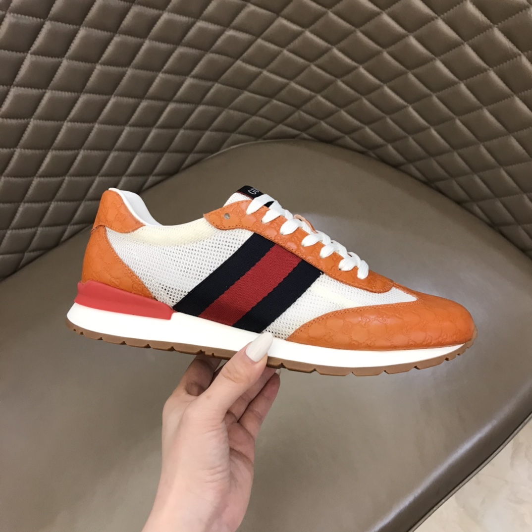 Gucci Sneaker Screener in Orange