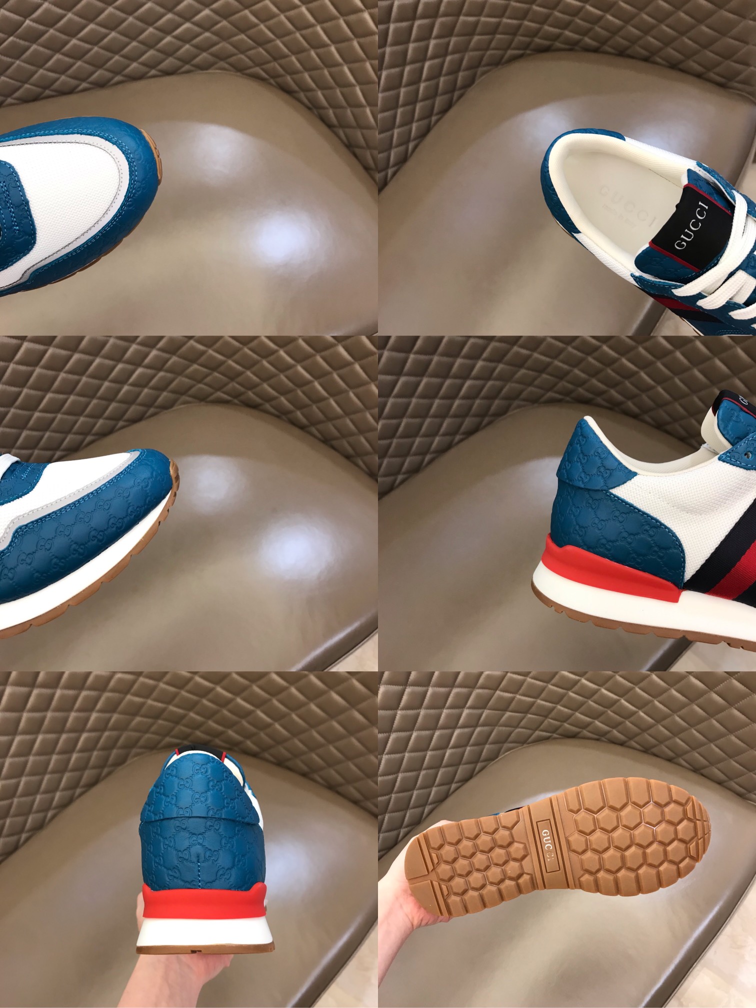 Gucci Sneaker Screener in Blue