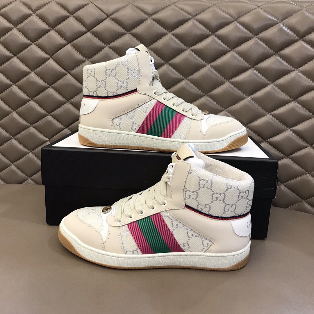 Gucci Sneaker Screener High in White