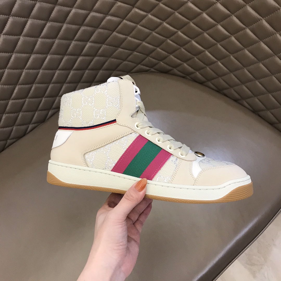 Gucci Sneaker Screener High in White