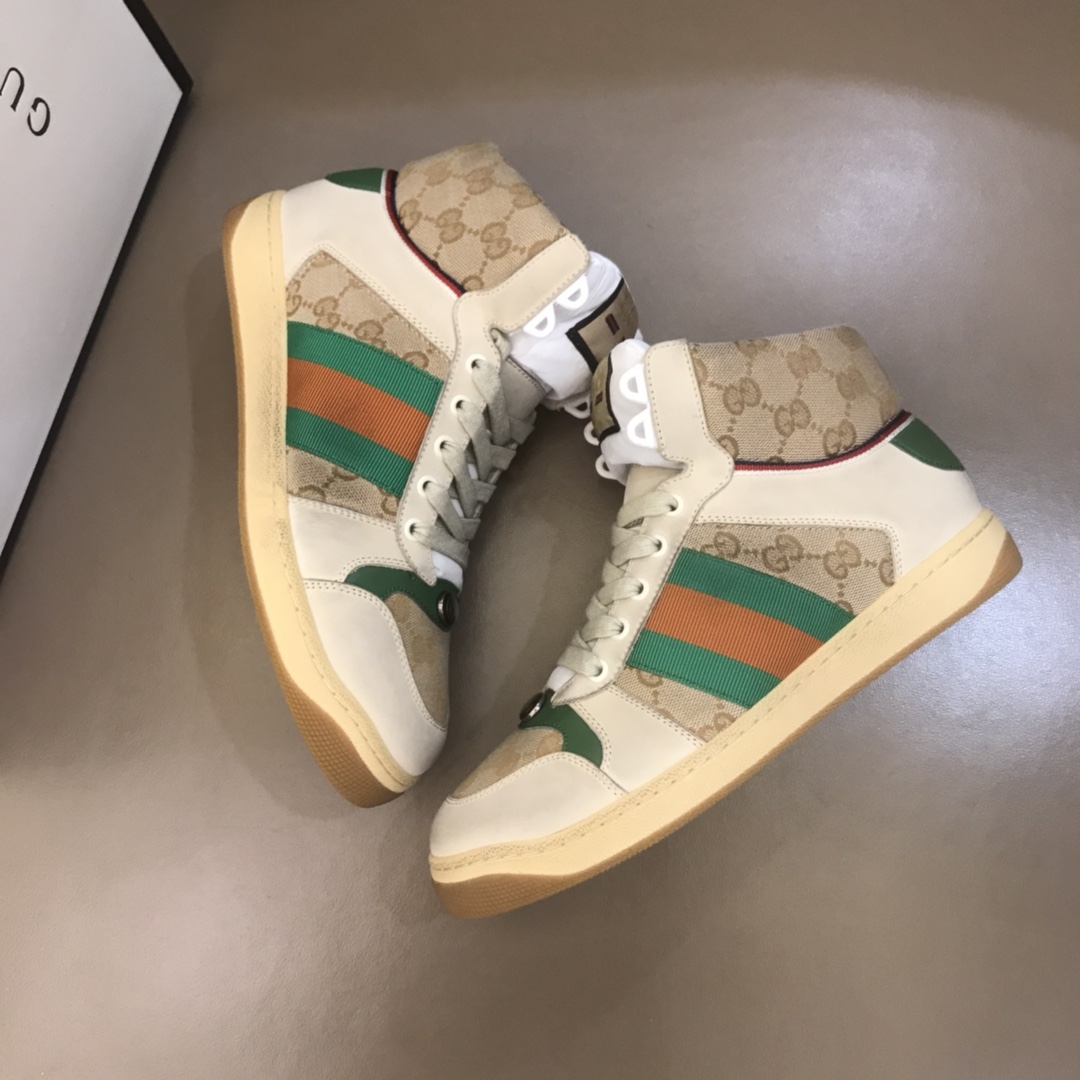 Gucci Sneaker Screener High in Cream