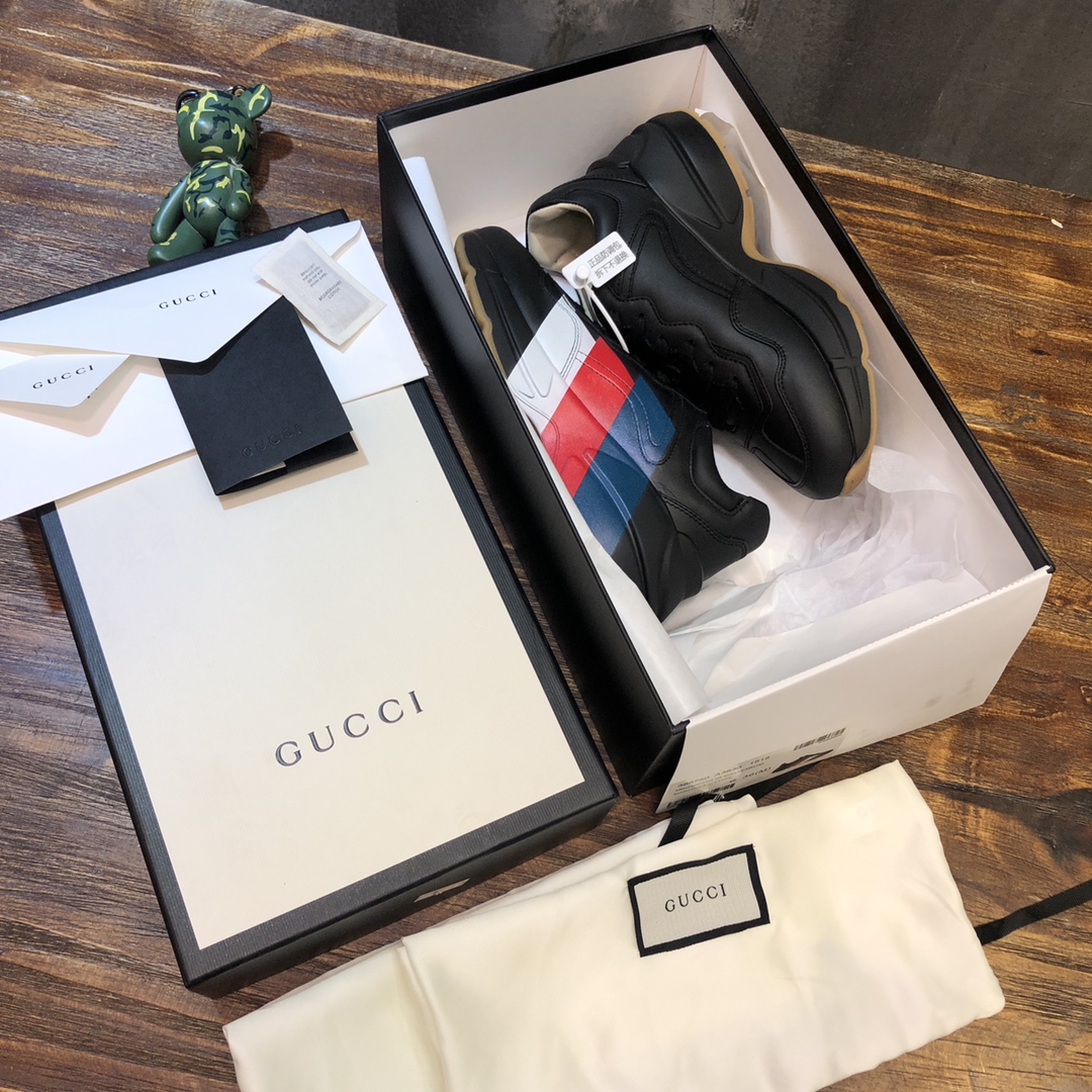 Gucci Sneaker Rhyton Vintage in Black