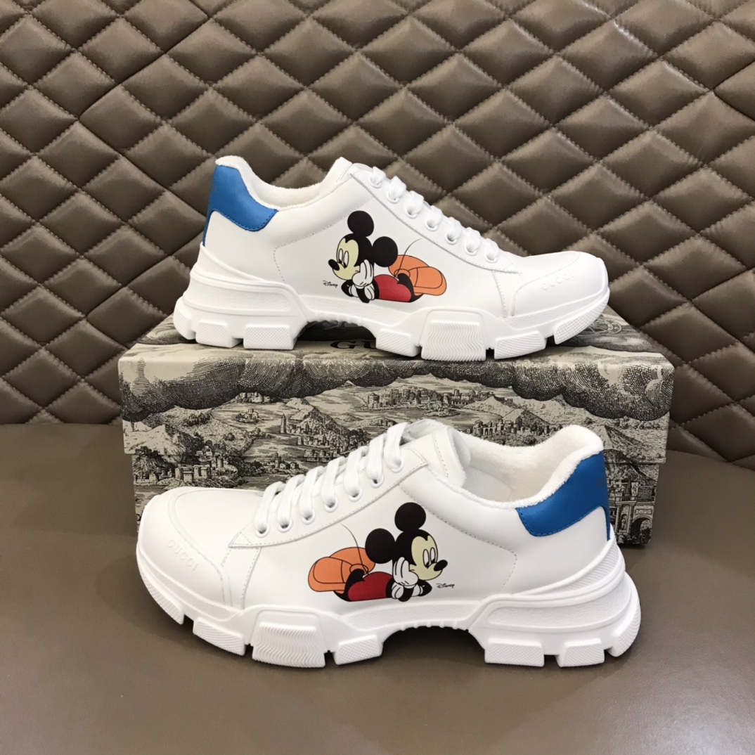 Gucci Sneaker Flashtrek in White Mickey