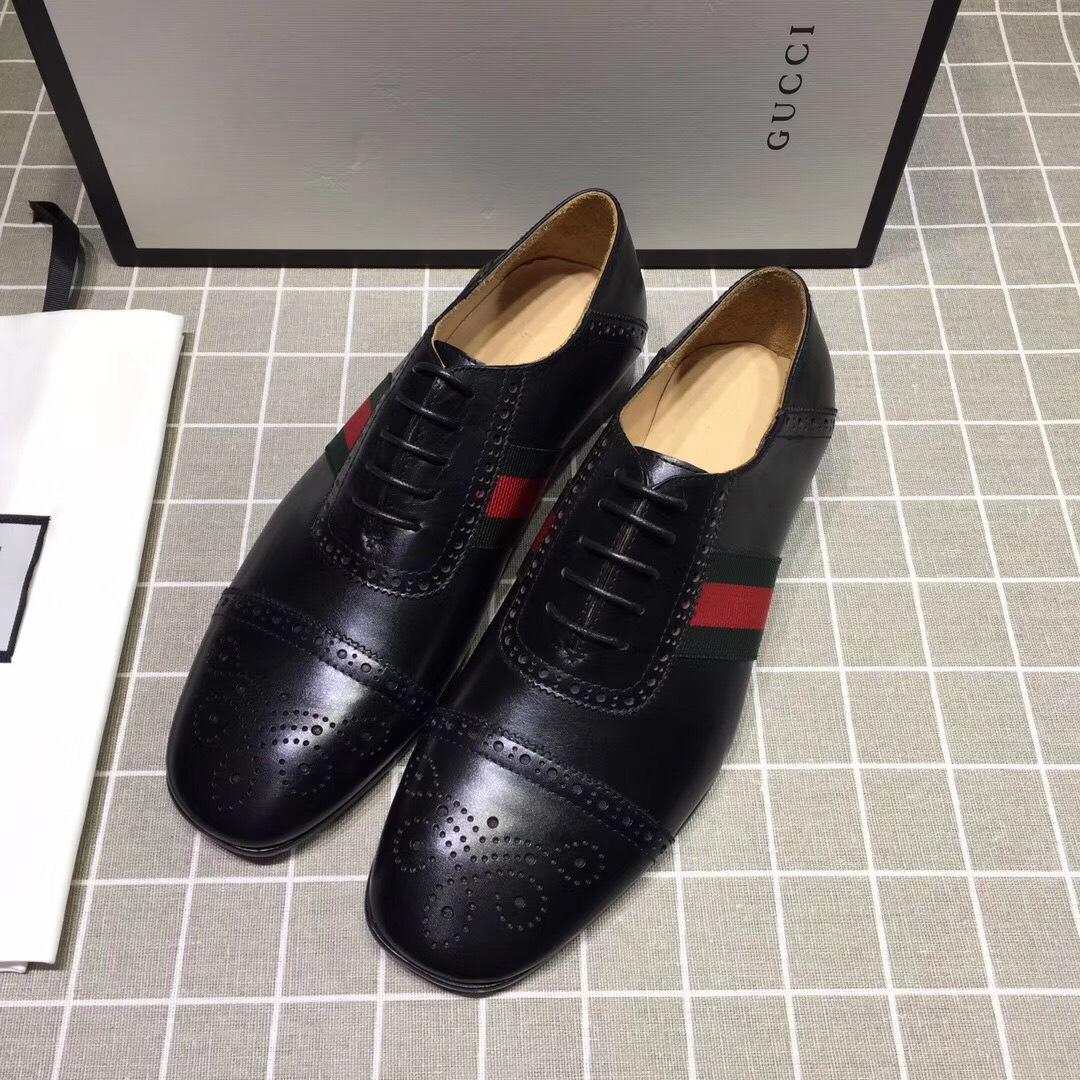Gucci Black Leather loafer MS07575