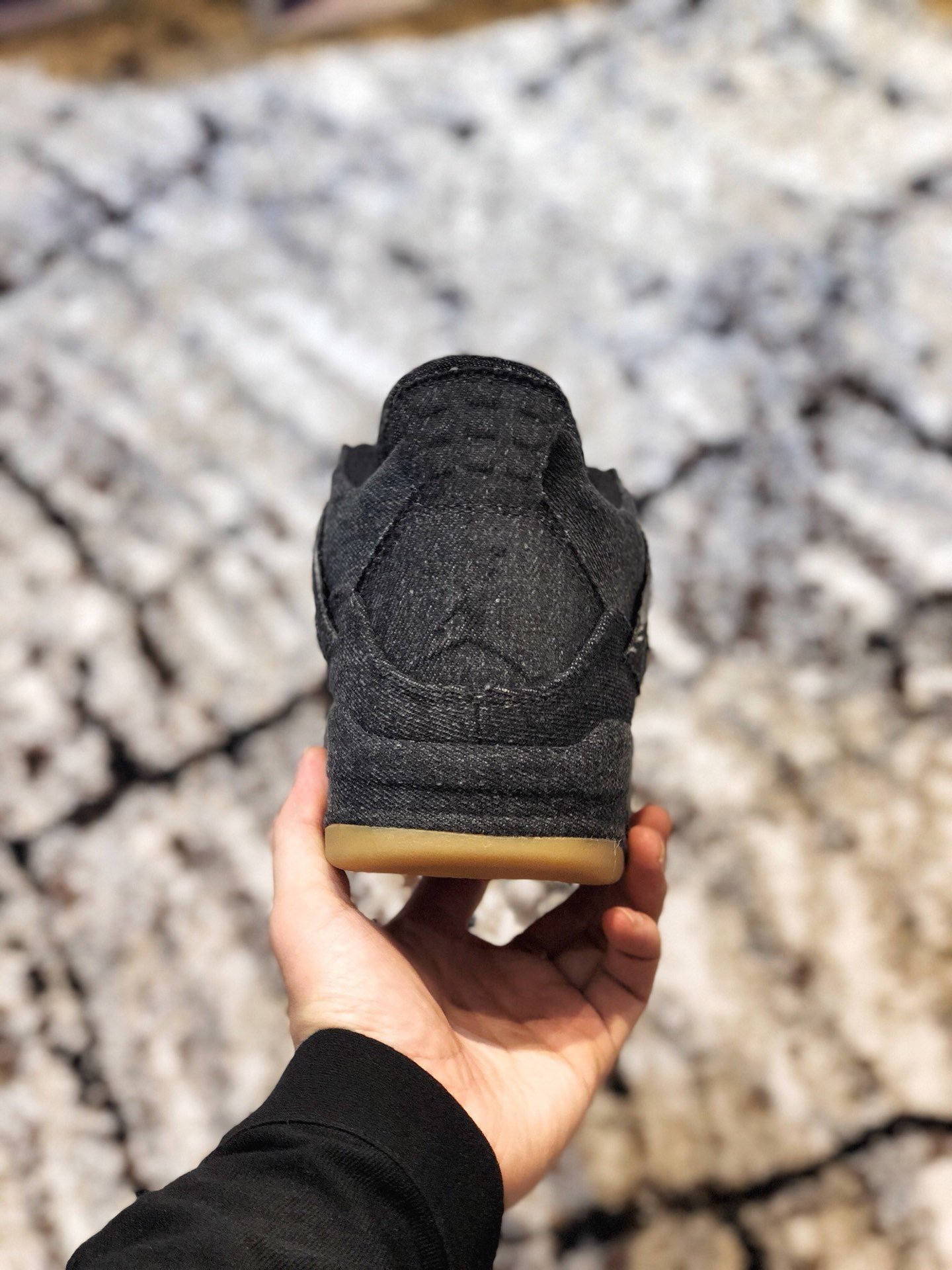 High Quality Nike Pairs Kaws x Air Jordan 4 Retro Black Real Suede