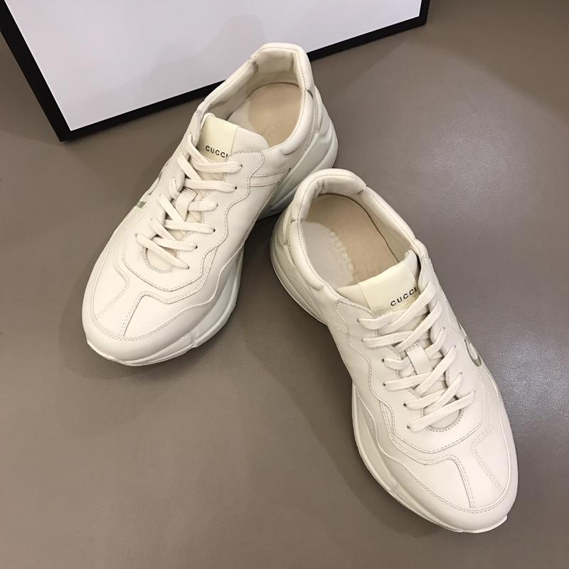 Gucci Rhyton logo leather Running Trainers MS02191