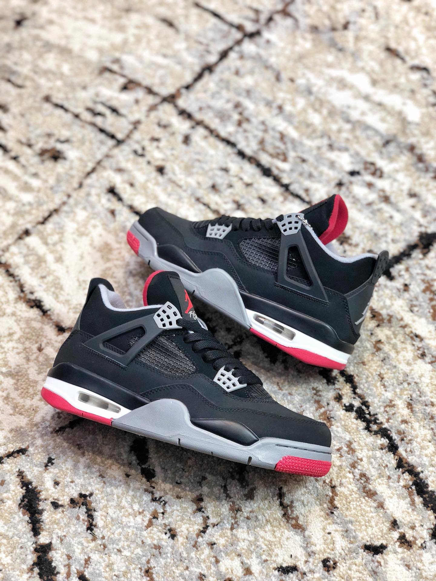 High Quality Air Jordan IV Retro Bred GS from perfectkicks.net