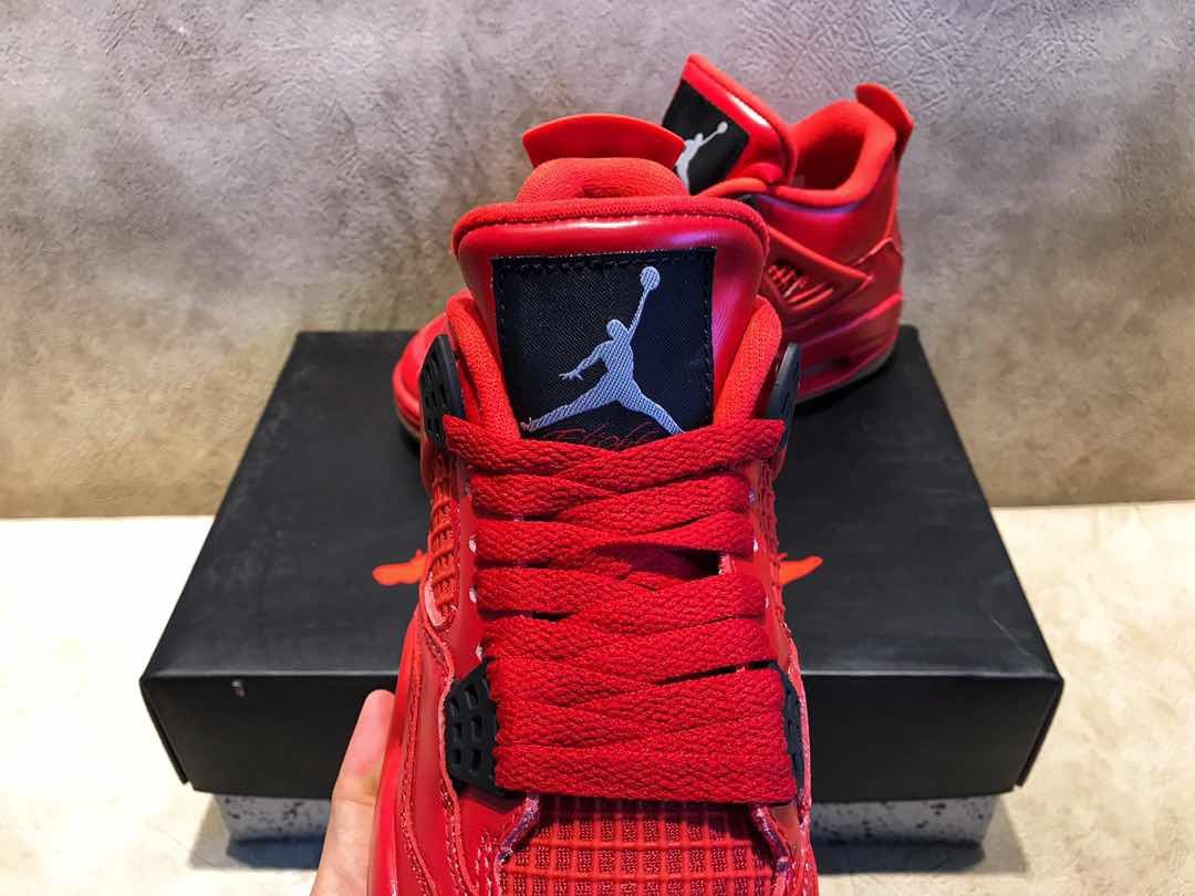 High Quality Air Jordan 4s 11lab4 Red from perfectkicks.net