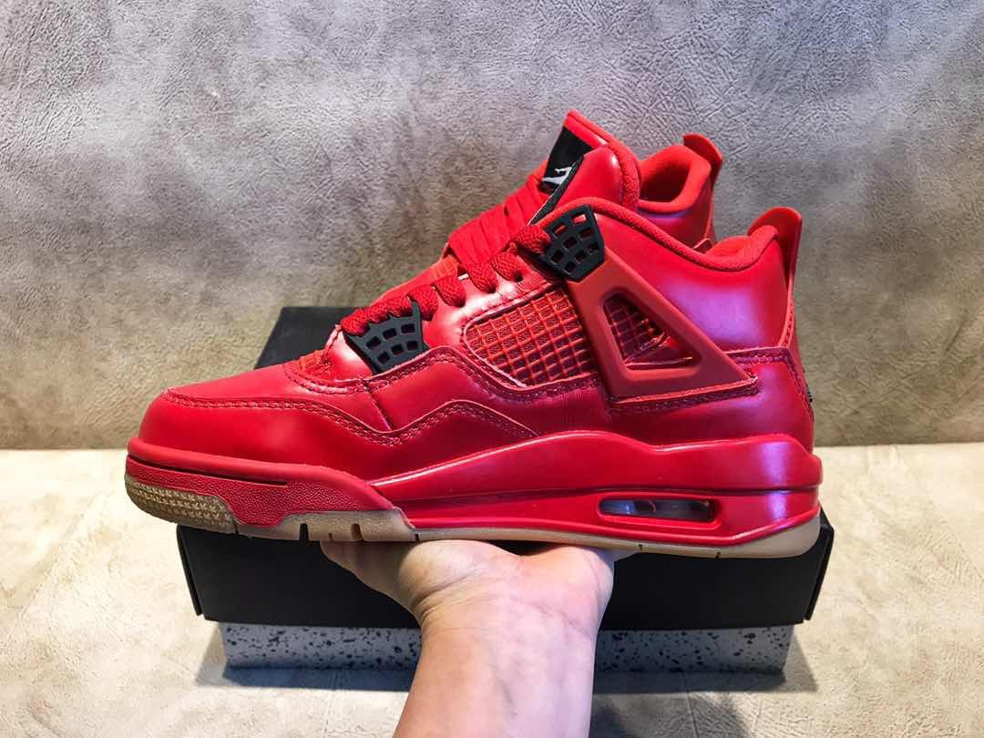 High Quality Air Jordan 4s 11lab4 Red from perfectkicks.net